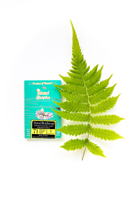 Hawaii Rum Infused 71% Hawaii Grown Chocolate w/ Hawaii Vanilla 860004475965