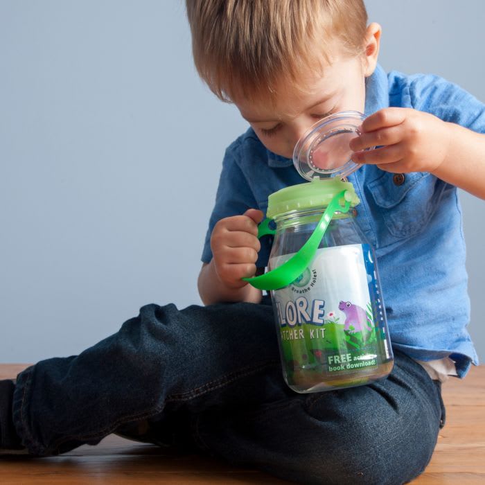 Mason Jar Explore Bug Catcher EK-R-GLOWGRN12