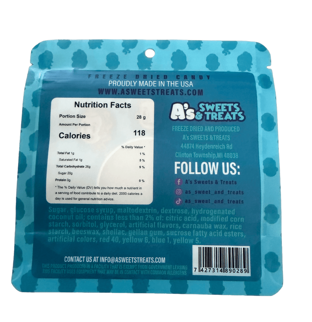 2oz Freeze Dried Candy
