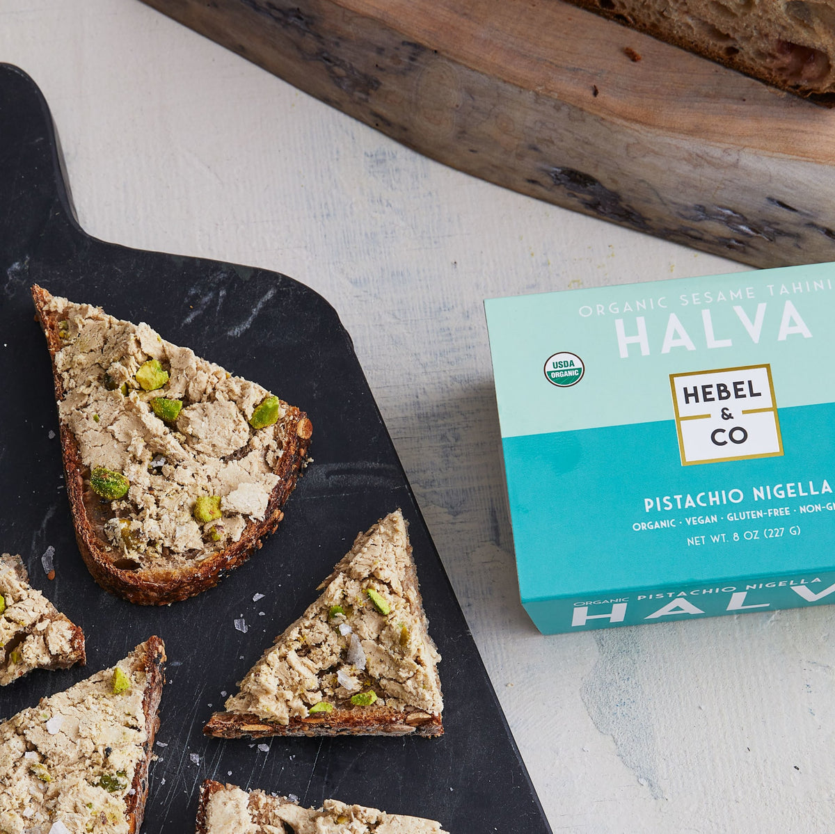 Pistachio Nigella Organic Sesame Tahini Halva 850000189058