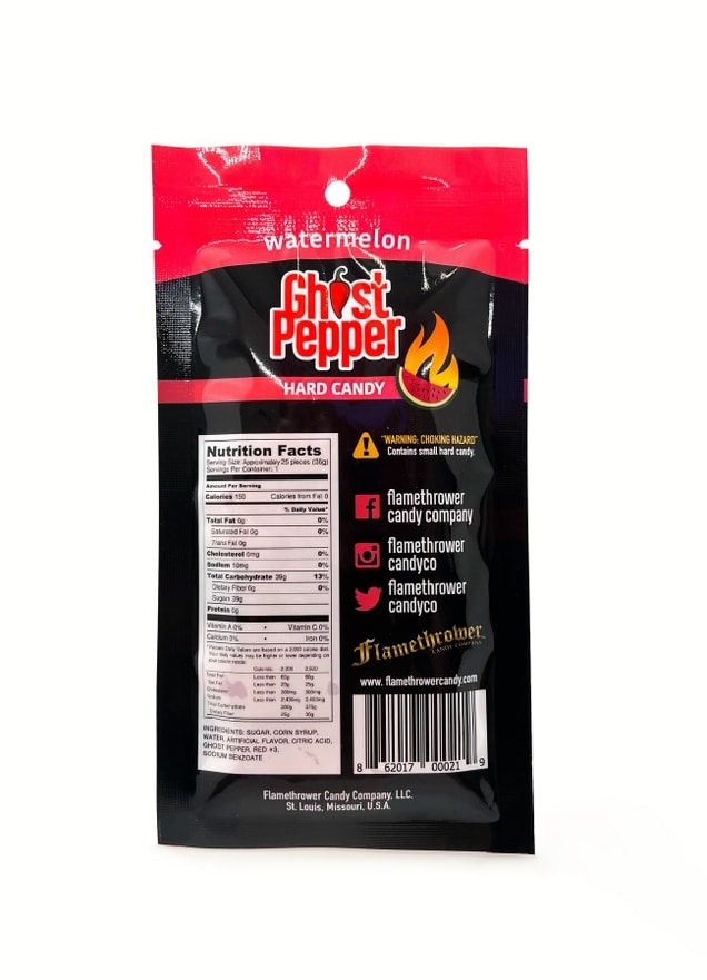 Ghost Pepper Hard Candy