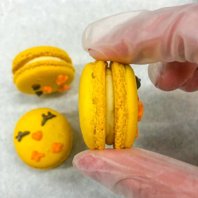 Macarons Baby Chick Easter Spring Design (12), Gluten-Free MACCHICK12