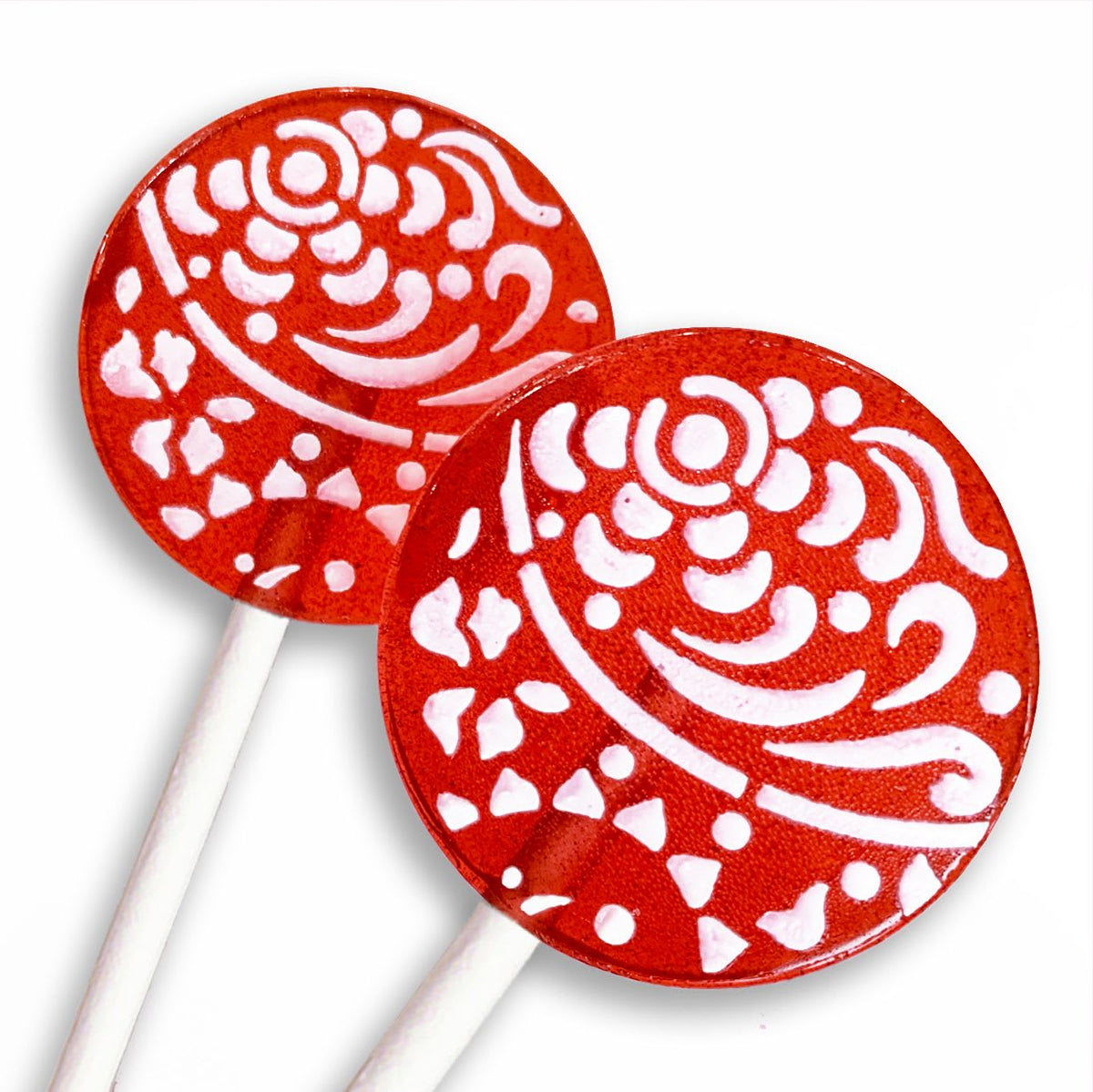 Mixed Fruit Cream Lollipops with Candied Vanilla Frosting FRUIT DESSERT MIX