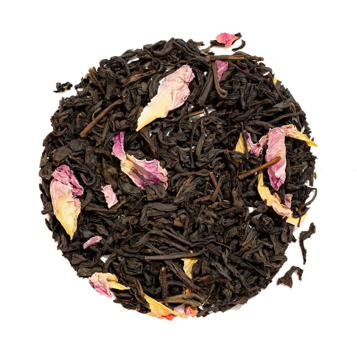 Heavenly Tea Leaves Organic Rose Black, Bulk Loose Leaf Black Tea, 1 Lb. HSB406-16