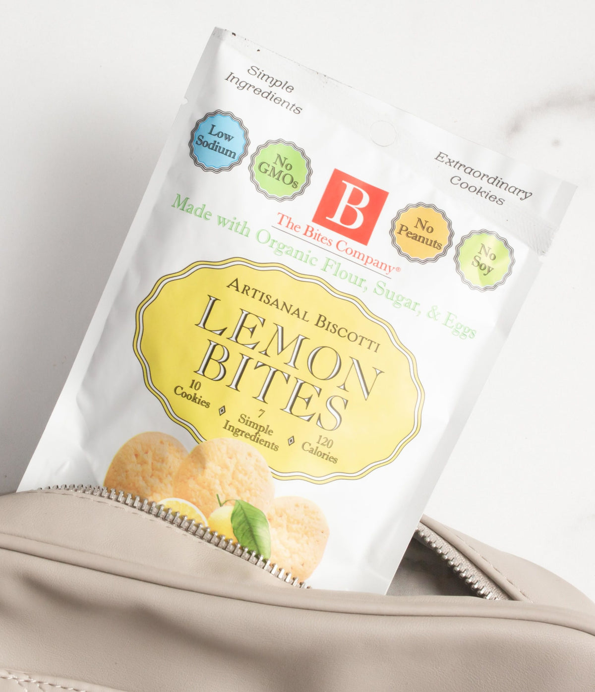 The Bites Company Lemon Biscotti Bites 4261