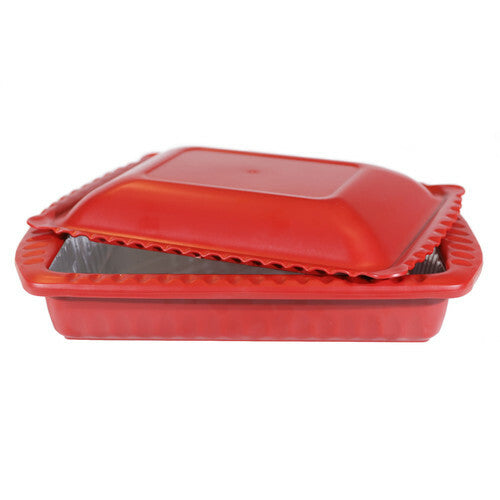 Red Serving Carrier for Foil Pans