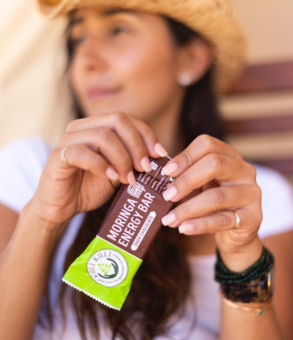 Barre Énergétique Moringa Chocolat Noir