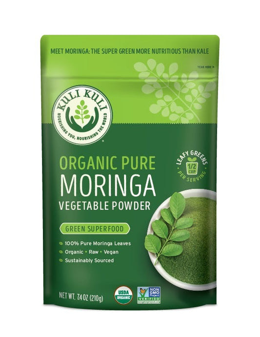 Polvo de Moringa Pura Orgánica