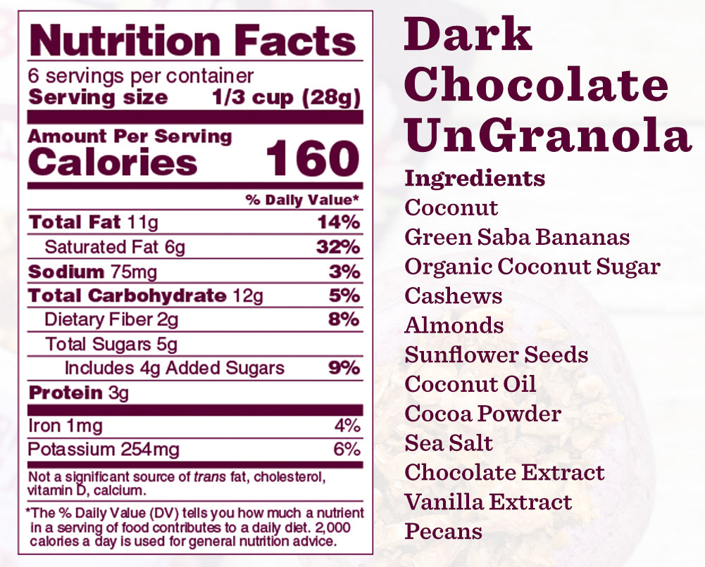 Chocolate oscuro con sal marina UnGranola, 6oz