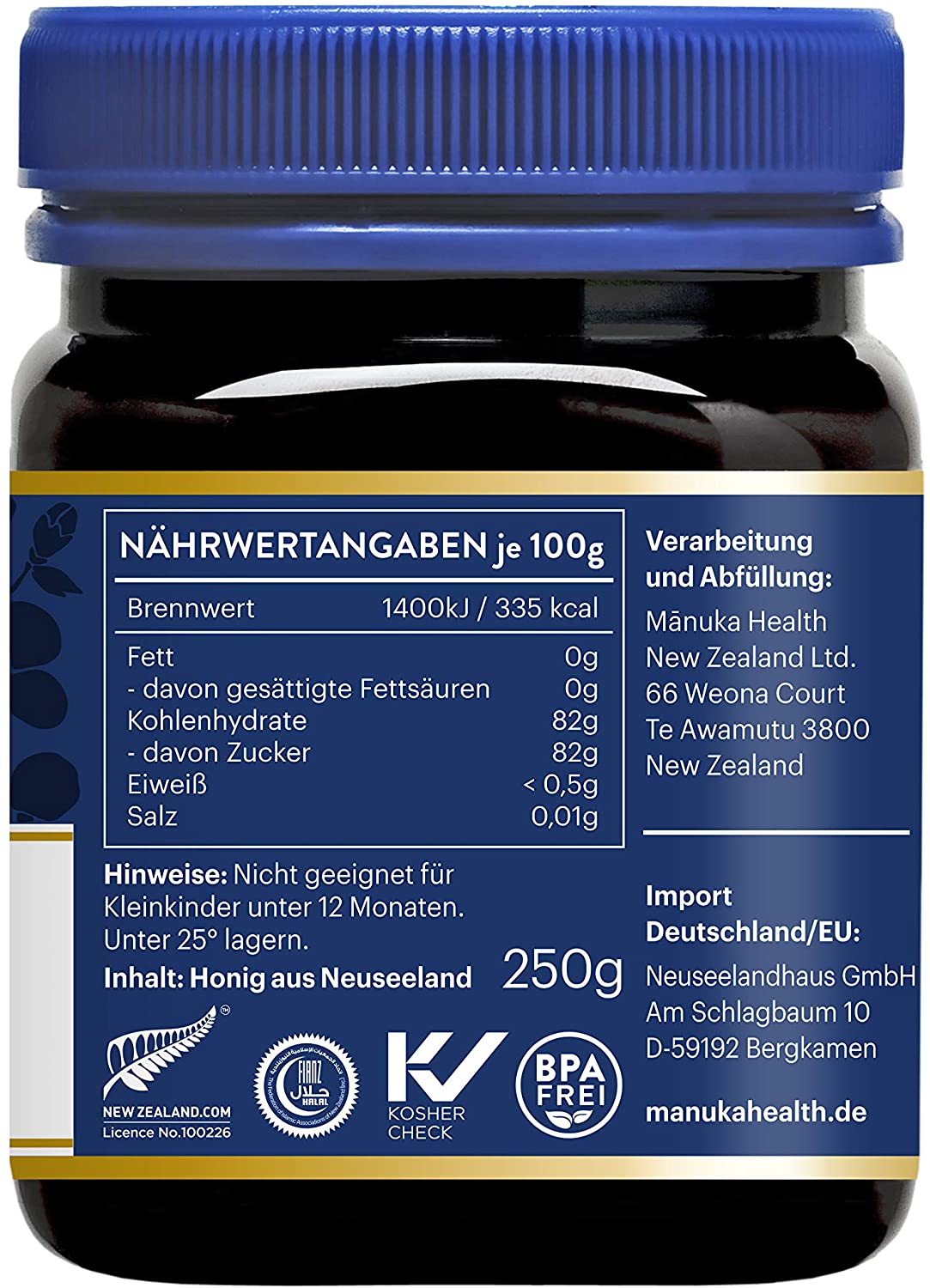 MGO 250+ Manuka Honey