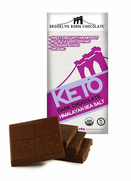 Chocolat noir au sel de mer de l'Himalaya Keto