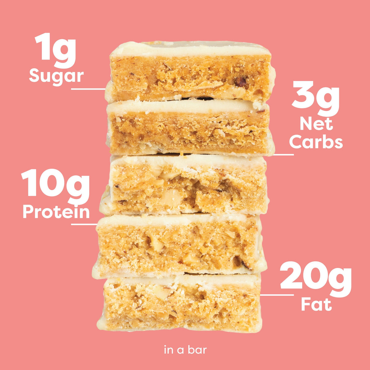 Kiss My Keto Salted Caramel Bar