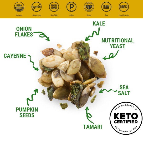 Hillside Savory Pumpkin Seed & Kale Trail Mix