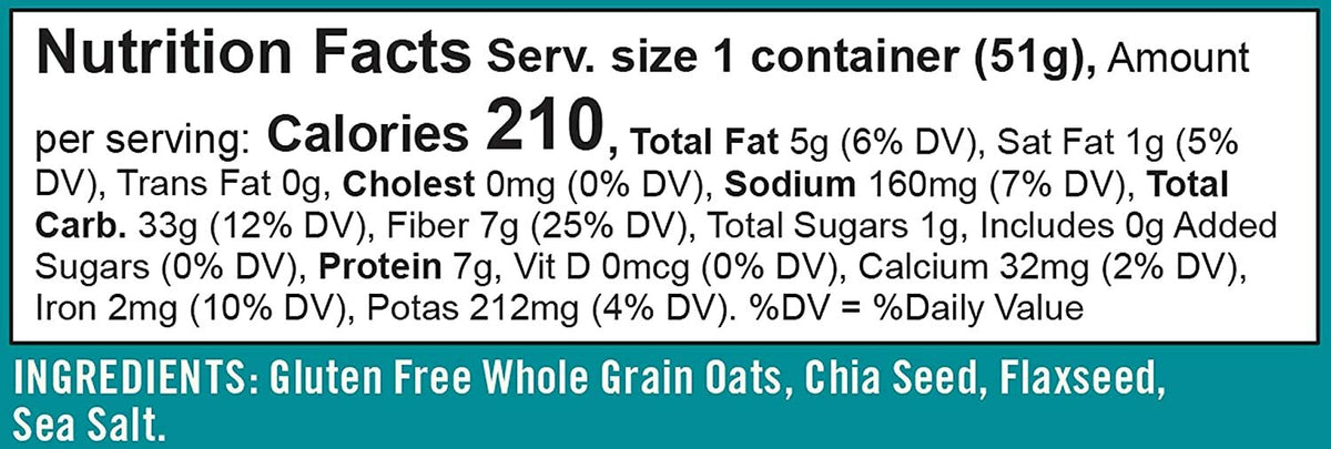 Taza de avena clásica