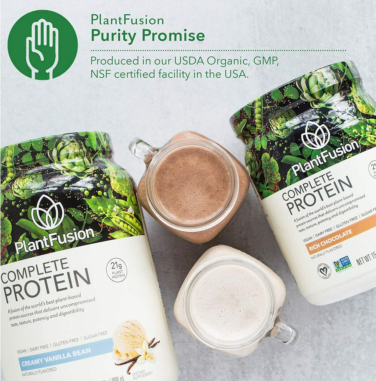 Complete Plant Based Pea Protein Powder