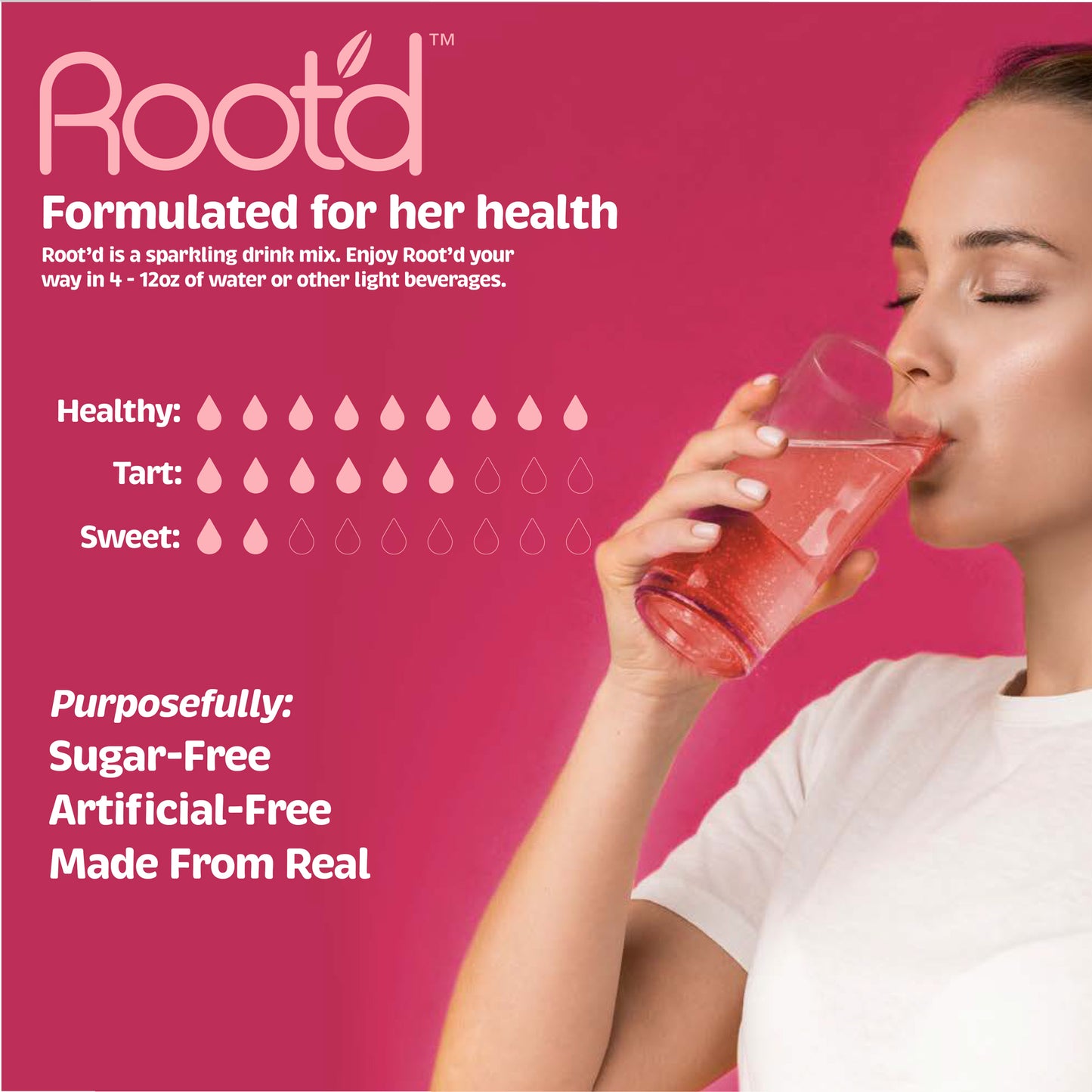 Raspberry Acai Her MULTI - Nutrición+Hidratación todo en 1 para mujeres