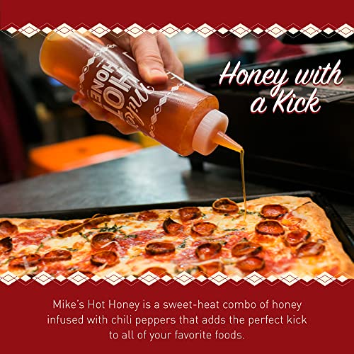 Mike's Hot Honey 24 oz Chef’s Bottle (1 Pack), Spicy Honey with a Kick, Sweetness & Heat, 100% Pure Honey, Gluten-Free & Paleo, More than Sauce - it's Hot Honey