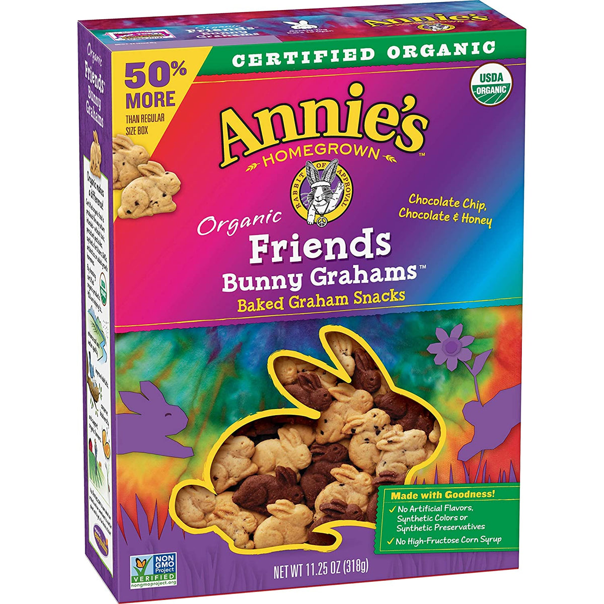 Bunny Grahams aux pépites de chocolat biologique 