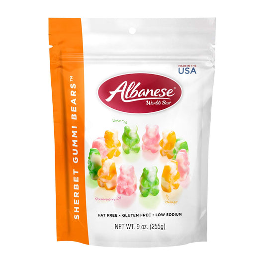 Ositos de goma con sorbete
