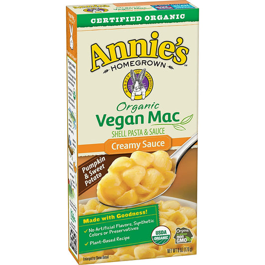 Organic Vegan Shell & Creamy Sauce