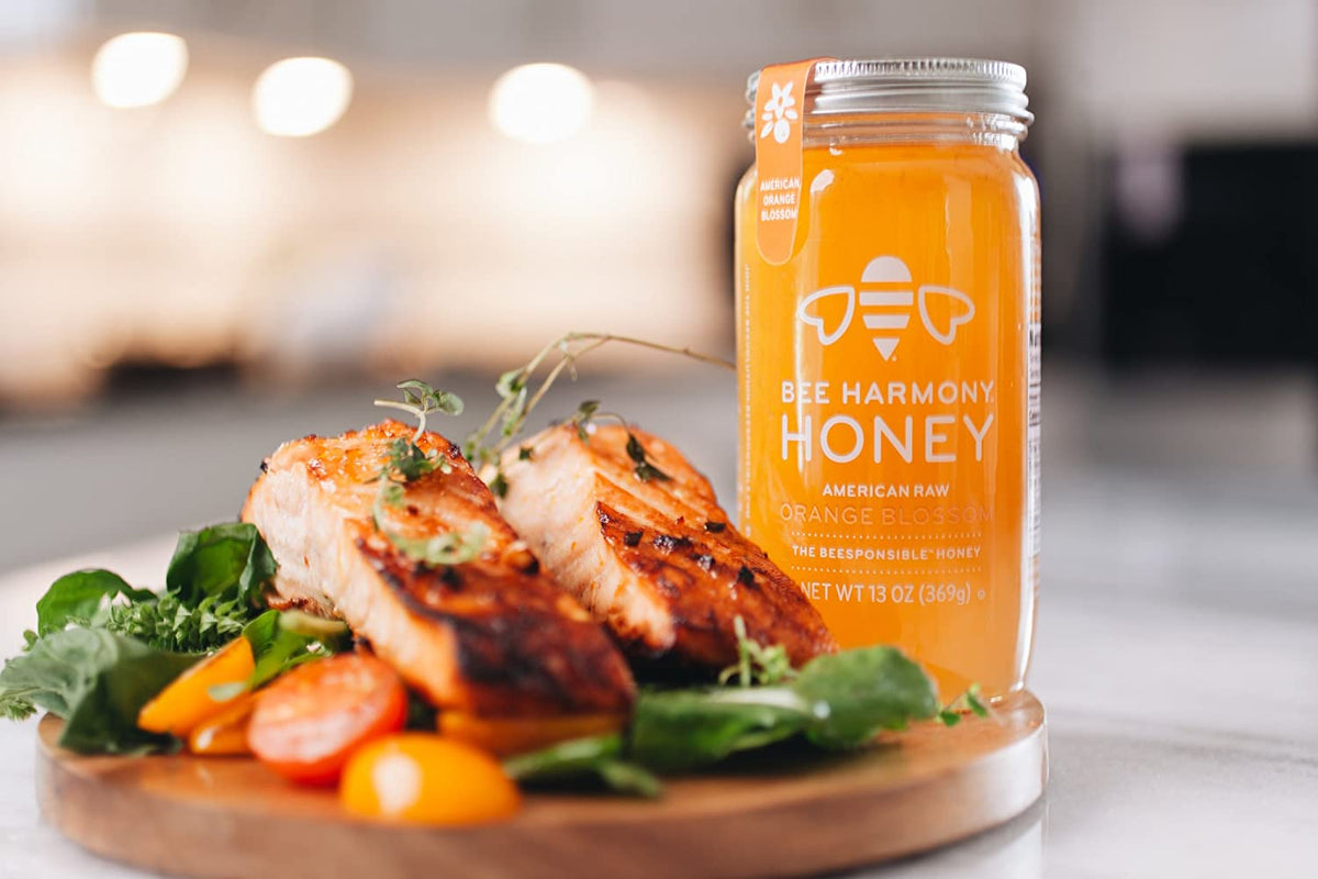 Bee Harmony American Raw Orange Blossom Honey