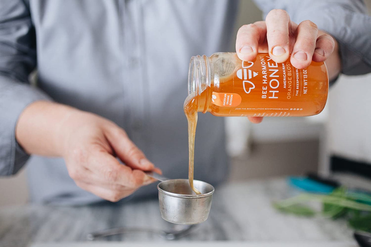 Bee Harmony American Raw Orange Blossom Honey