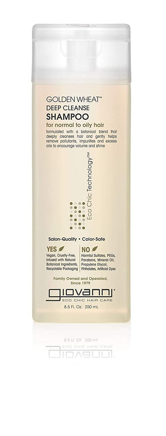 Shampooing nettoyant en profondeur au blé doré 