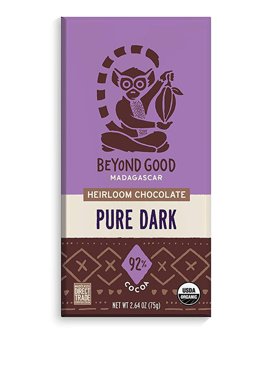 Chocolat noir pur 92 % de Madagascar