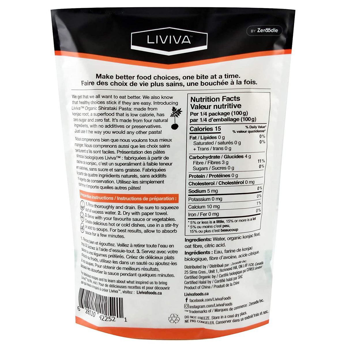 Organic Shirataki Spaghetti (Pack of 6)