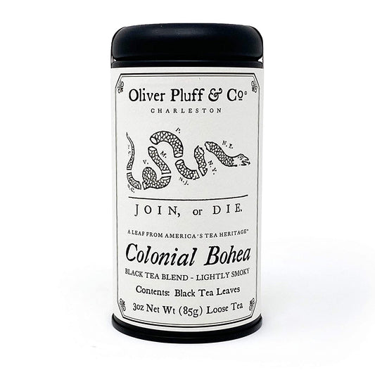 Té negro de hojas sueltas Bohea colonial 