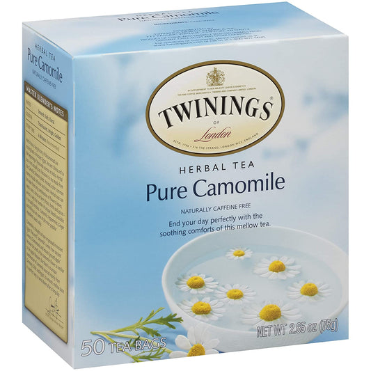 Té de hierbas de manzanilla pura