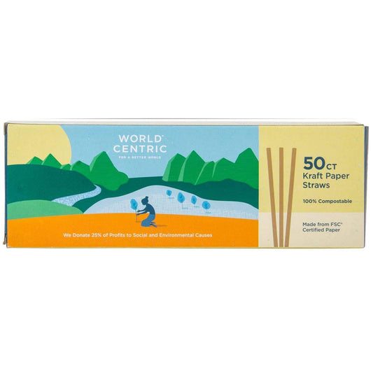 Compostable Kraft Paper Straws