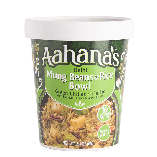 Bol de haricots mungo et de riz de Delhi