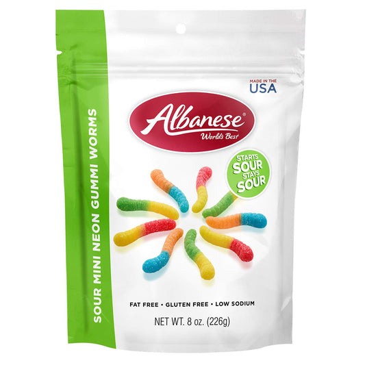 Sour Mini Neon Gummi Worms