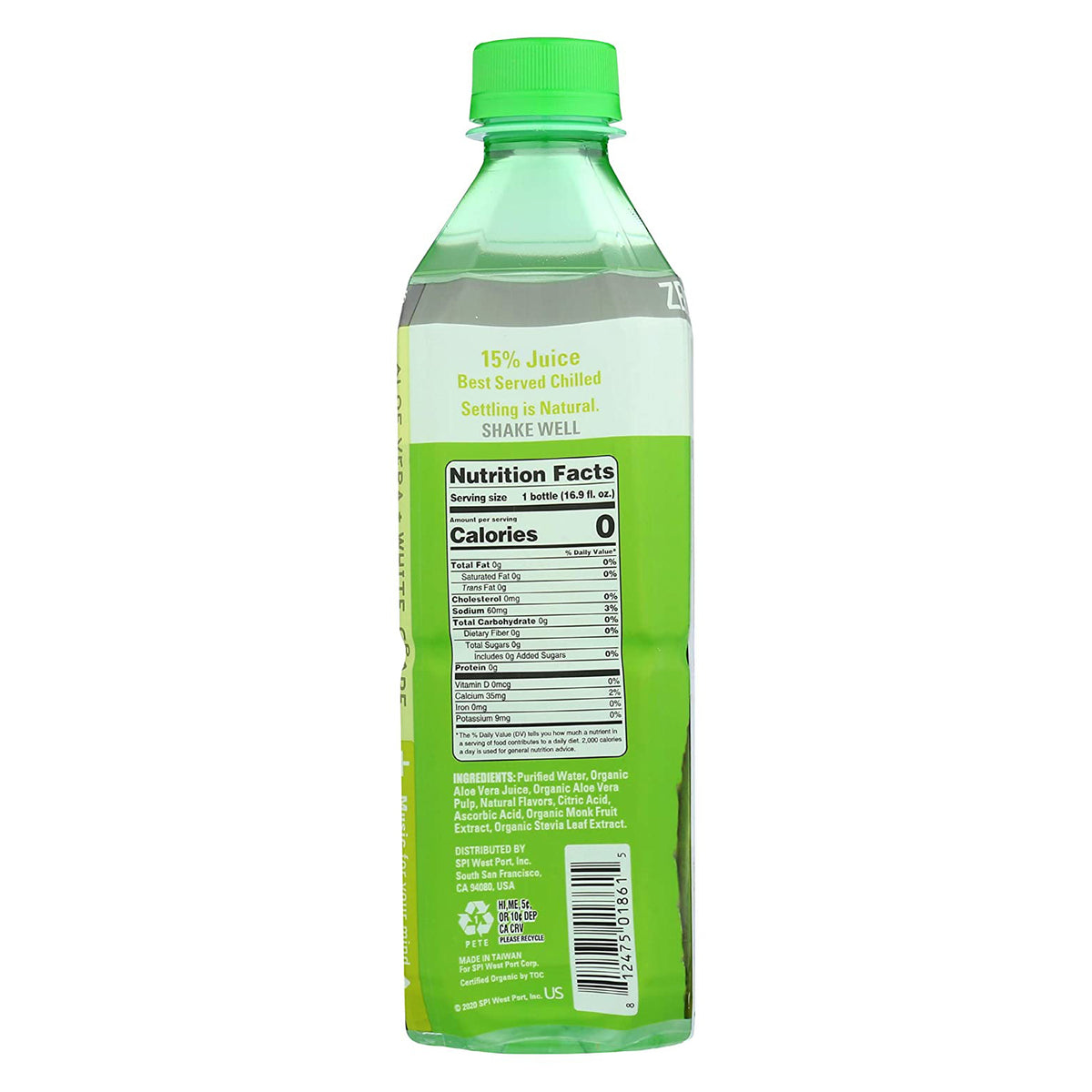 ALO Organic Aloe Vera White Grape Juice Drink