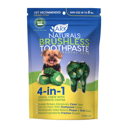 Dentifrice sans brosse pour chiens