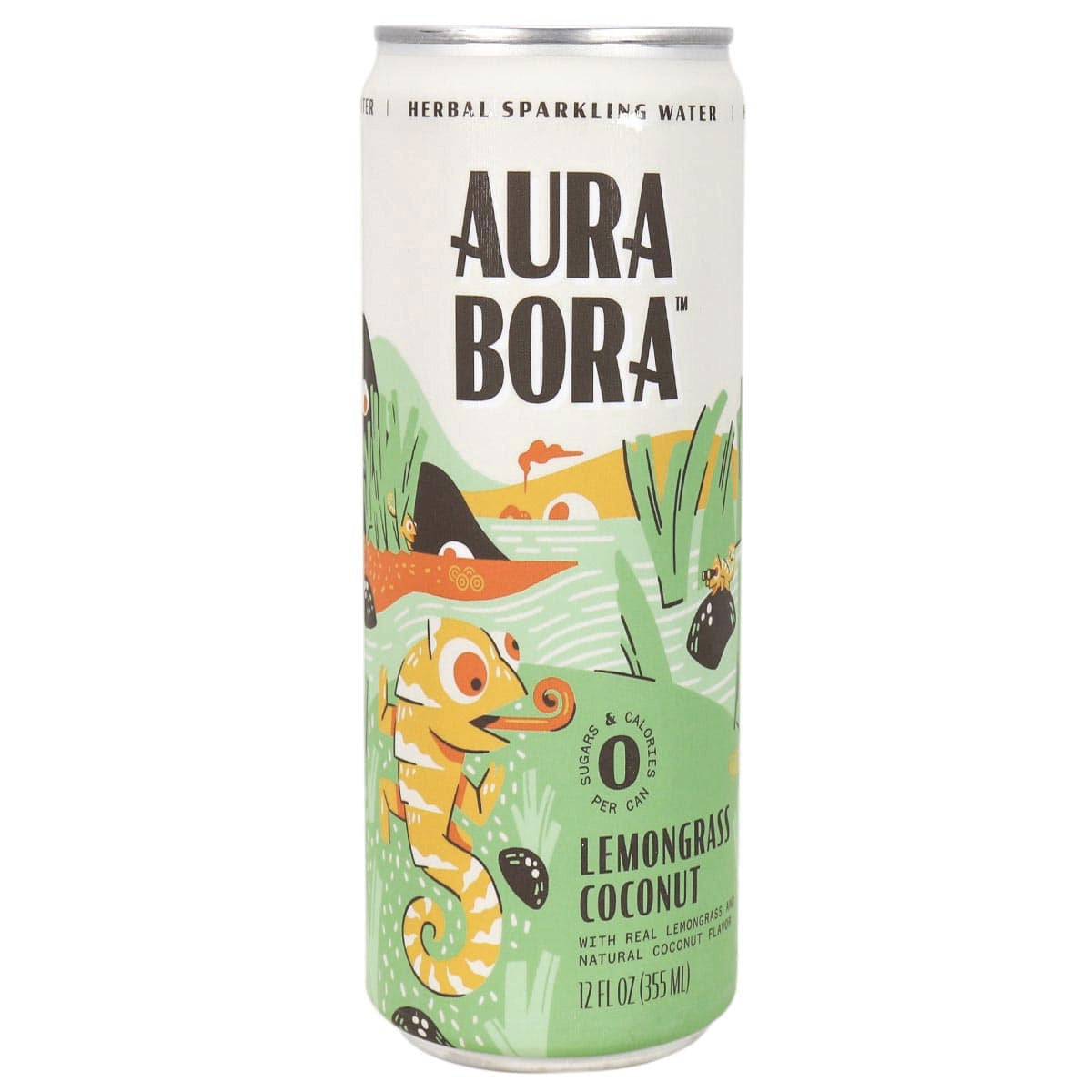 Agua con gas a base de hierbas - Coco y limoncillo 