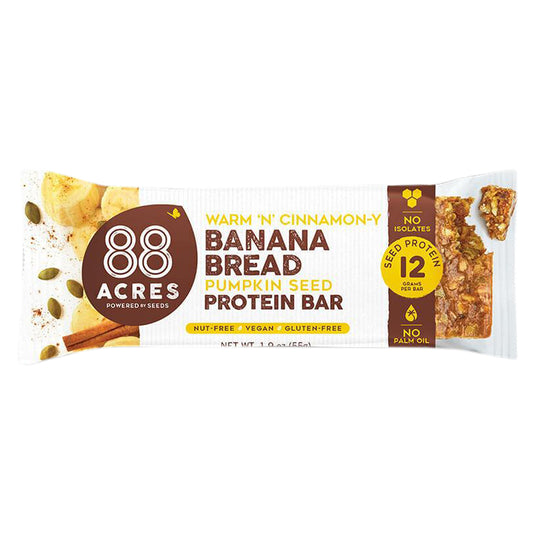 Barra de proteína de pan de plátano