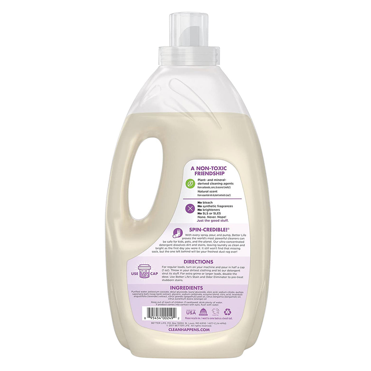 Détergent à lessive naturellement anti-saleté