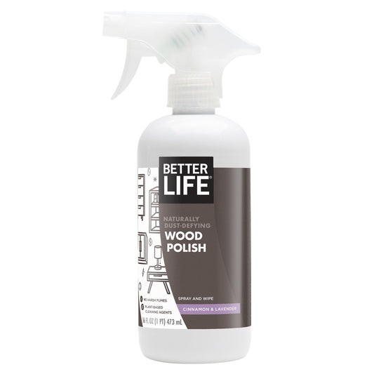 Naturally Dust-Defying Wood Polish