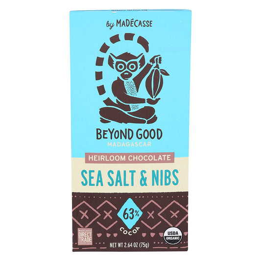 Sel Marin &amp; Plumes 63% Cacao Origine Unique de Madagascar