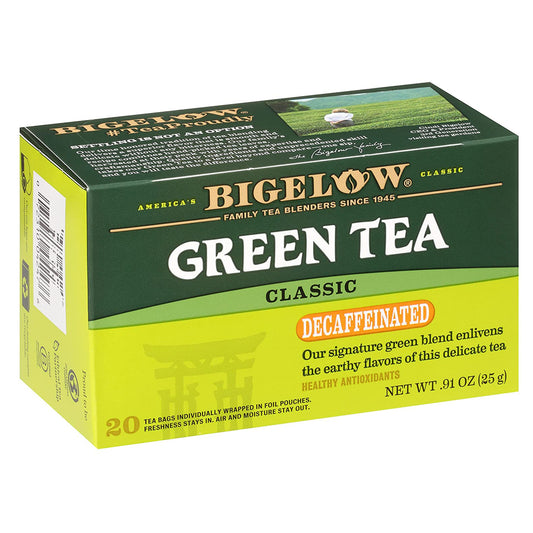 Decaffeinated Green Teas