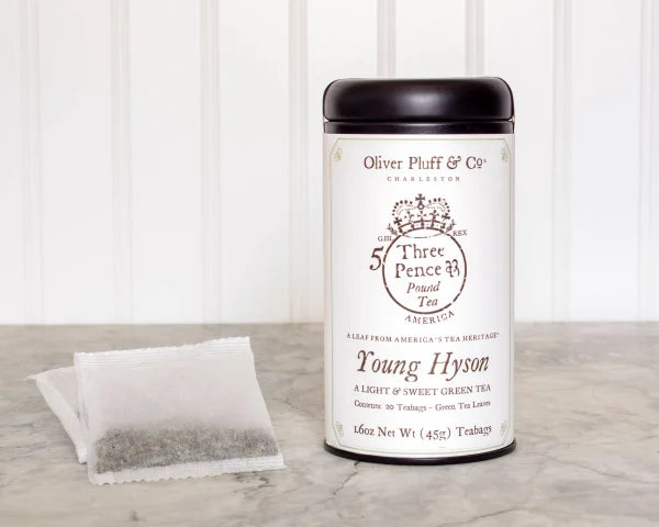 Young Hyson - 20 Teabags in Signature Tea Tin
