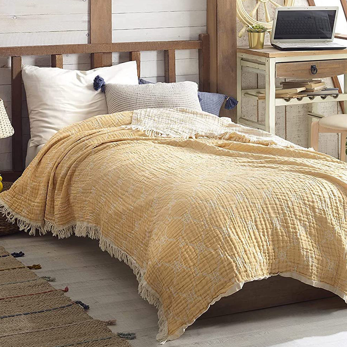 Couvre-lit en mousseline Captain Tuscan Sun