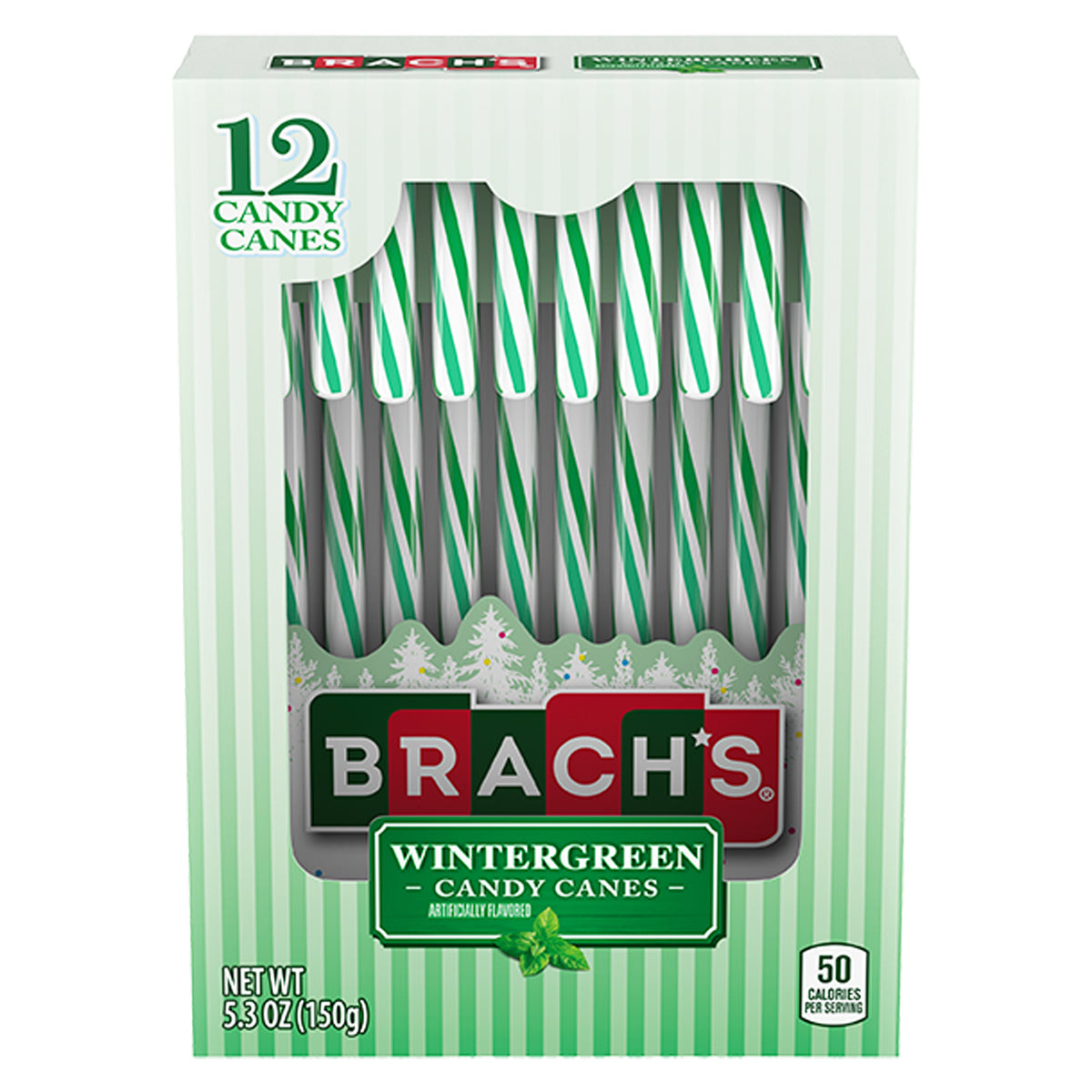 Bastones de caramelo navideños