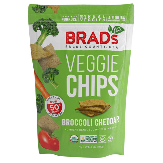 Broccoli Cheddar Veggie Chips