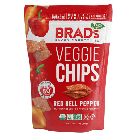 Red Bell Pepper Veggie Chips