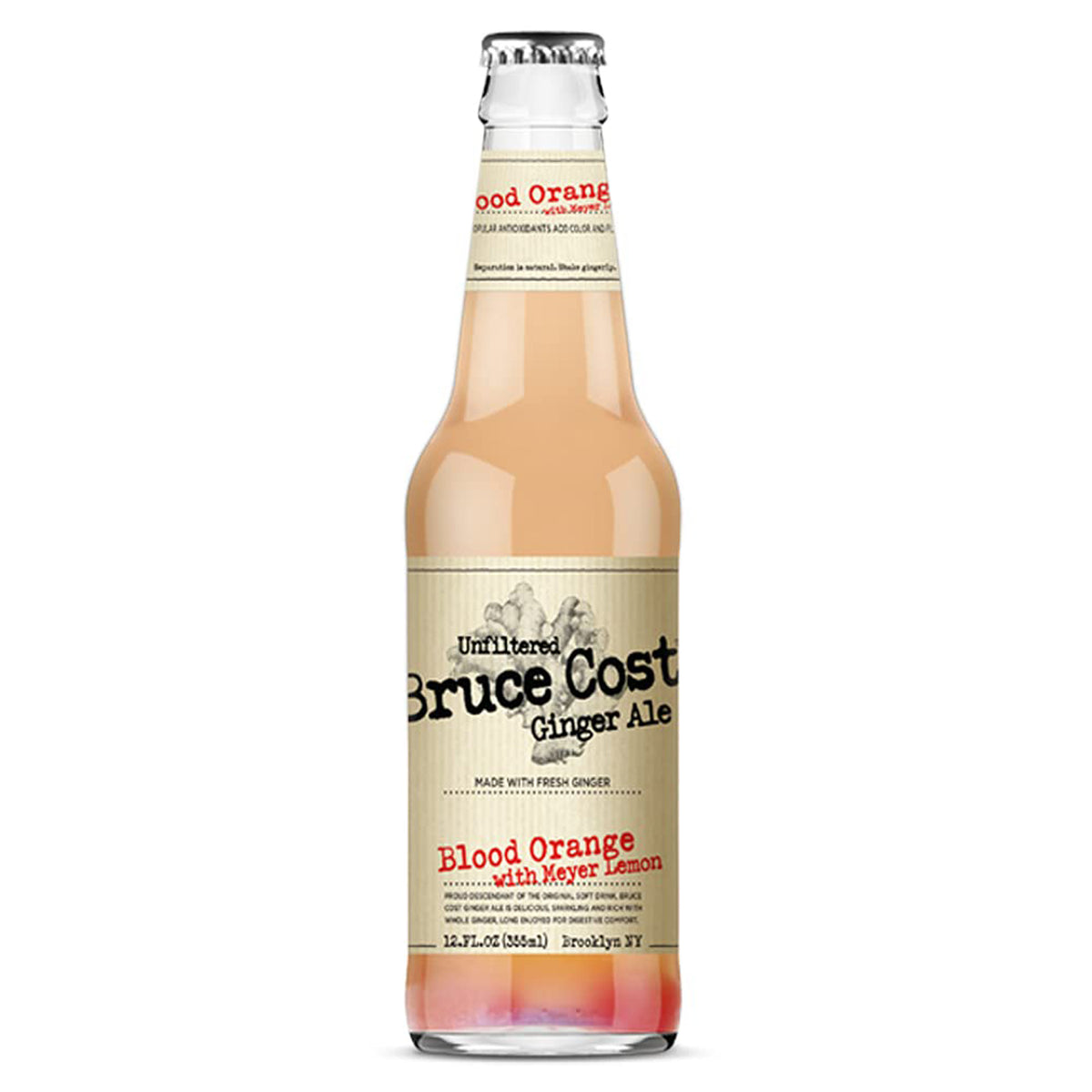 Saveurs de soda au gingembre non filtrées