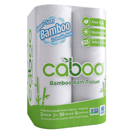 Papel de baño 100% sin árboles de bambú