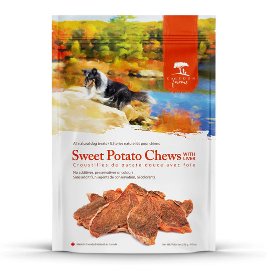 Sweet Potato Chews with Liver